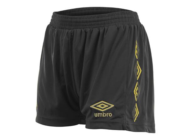 UMBRO UX-1 Shorts w Sort/Gul 34 Flott teknisk spillershorts 